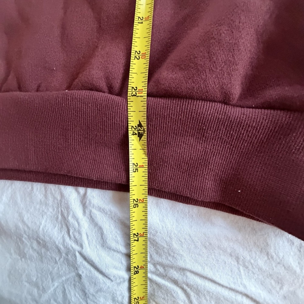 Gina Game Day Sweatshirt Womens Small Burgundy‎ Fleece Crewneck NWT - Picture 5 of 6